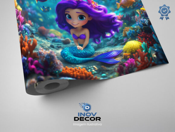 PAPEL DE PAREDE INFANTIL FEMININO - 0069 - Imagem 2