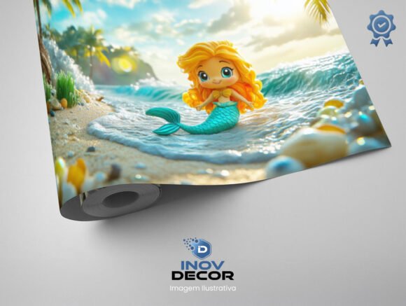 PAPEL DE PAREDE INFANTIL FEMININO - 0070 - Imagem 2