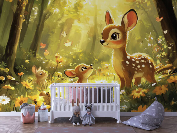 PAPEL DE PAREDE INFANTIL FEMININO - 0073