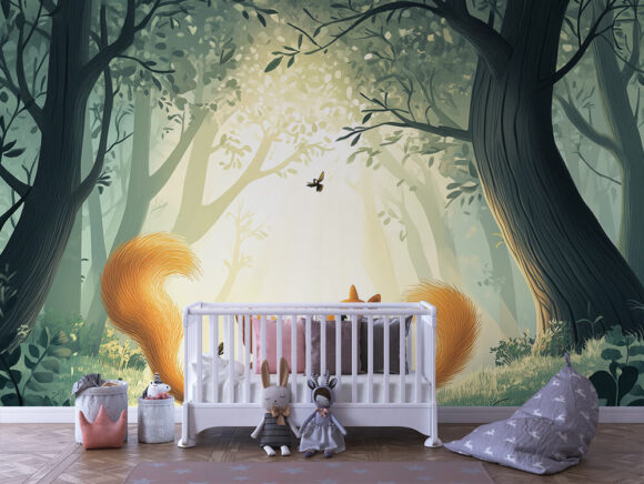 PAPEL DE PAREDE INFANTIL FEMININO - 0082