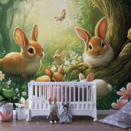 PAPEL DE PAREDE INFANTIL FEMININO - 0083