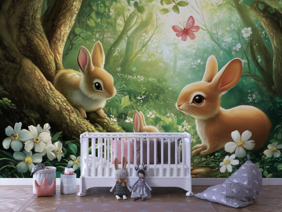 PAPEL DE PAREDE INFANTIL FEMININO - 0084