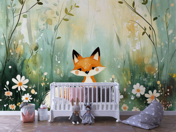 PAPEL DE PAREDE INFANTIL FEMININO - 0085