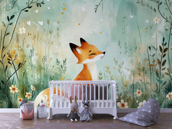 PAPEL DE PAREDE INFANTIL FEMININO - 0086