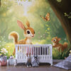 PAPEL DE PAREDE INFANTIL FEMININO - 0089
