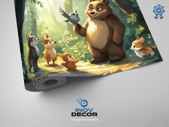 PAPEL DE PAREDE INFANTIL MASCULINO - 0091 - Imagem 2