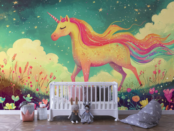 PAPEL DE PAREDE INFANTIL FEMININO - 0105