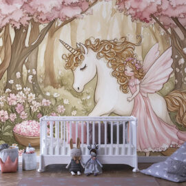 PAPEL DE PAREDE INFANTIL FEMININO - 0106