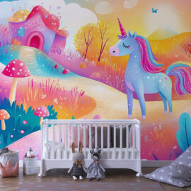 PAPEL DE PAREDE INFANTIL FEMININO - 0108