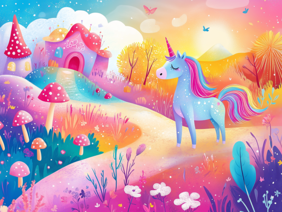PAPEL DE PAREDE INFANTIL FEMININO - 0108 - Imagem 3