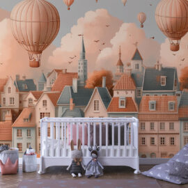 PAPEL DE PAREDE INFANTIL FEMININO - 0111