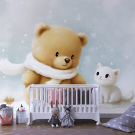 PAPEL DE PAREDE INFANTIL FEMININO - 0116