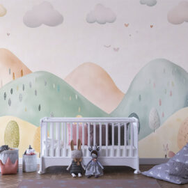 PAPEL DE PAREDE INFANTIL FEMININO - 0122