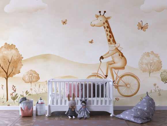 PAPEL DE PAREDE INFANTIL FEMININO - 0123