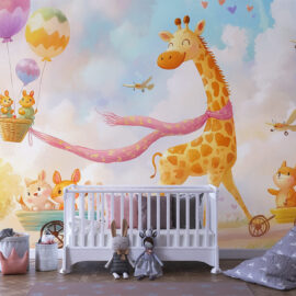 PAPEL DE PAREDE INFANTIL FEMININO - 0124