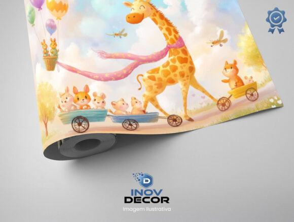 PAPEL DE PAREDE INFANTIL FEMININO - 0124 - Imagem 2