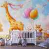 PAPEL DE PAREDE INFANTIL FEMININO - 0125
