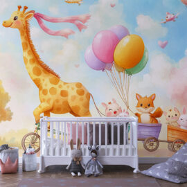 PAPEL DE PAREDE INFANTIL FEMININO - 0125