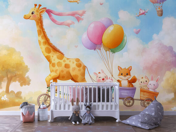 PAPEL DE PAREDE INFANTIL FEMININO - 0125