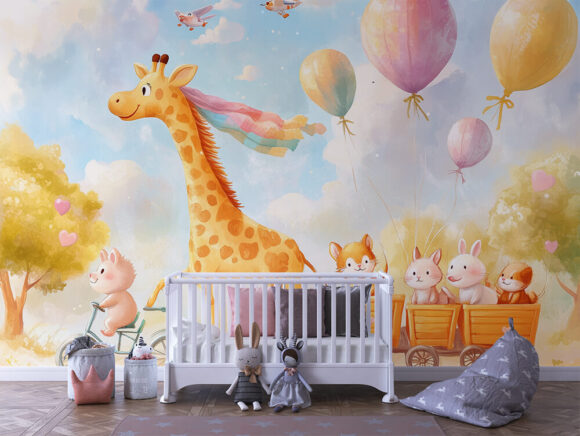 PAPEL DE PAREDE INFANTIL FEMININO - 0126