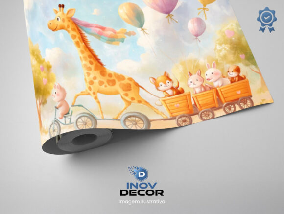 PAPEL DE PAREDE INFANTIL FEMININO - 0126 - Imagem 2