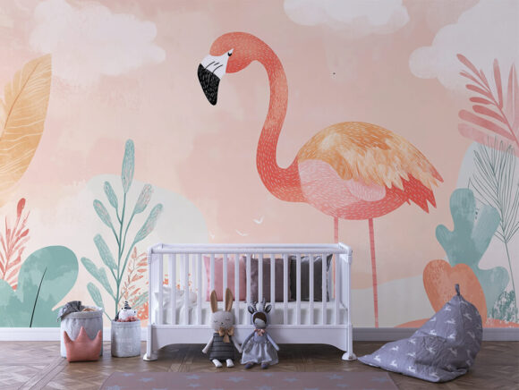 PAPEL DE PAREDE INFANTIL FEMININO - 0128