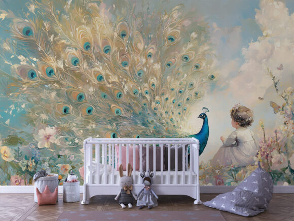 PAPEL DE PAREDE INFANTIL FEMININO - 0130