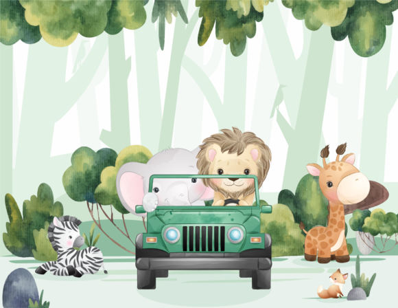 PAPEL DE PAREDE INFANTIL MASCULINO - 0152