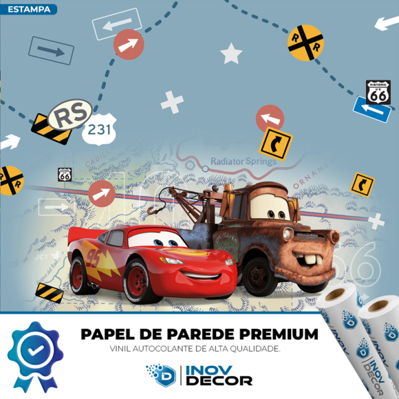 PAPEL DE PAREDE DESENHO ANIMADO - 007 - Imagem 4