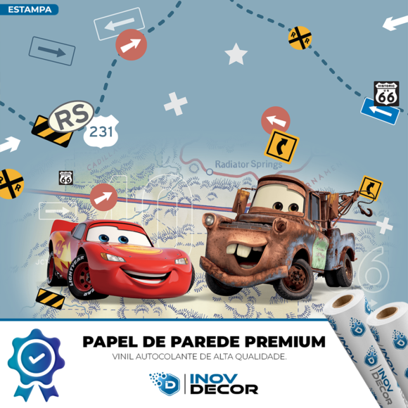 PAPEL DE PAREDE DESENHO ANIMADO - 008 - Imagem 4