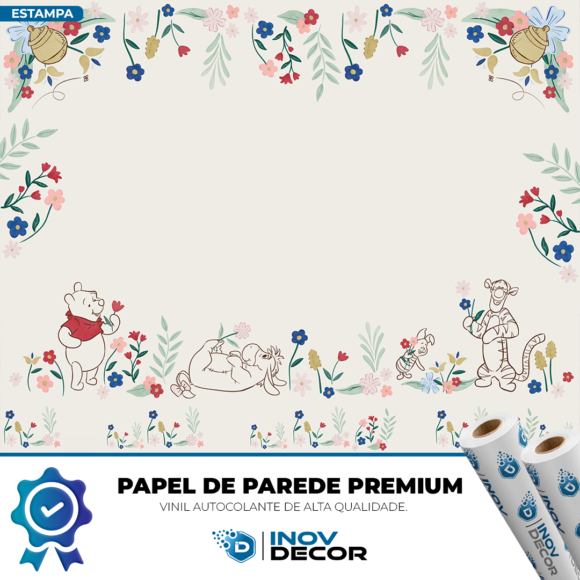 PAPEL DE PAREDE DESENHO ANIMADO - 035 - Imagem 4