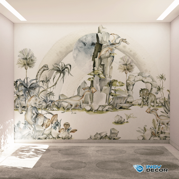 PAPEL DE PAREDE DINOSSAUROS - 023 - Imagem 3
