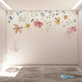PAPEL DE PAREDE FLORAL - 007
