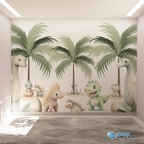 PAPEL DE PAREDE DINOSSAUROS - 029 - Imagem 3