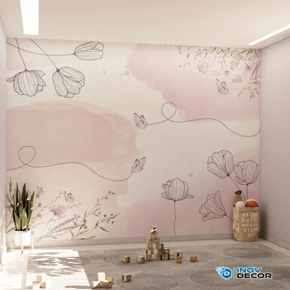 PAPEL DE PAREDE FLORAL - 002 - Imagem 3
