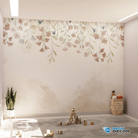 PAPEL DE PAREDE FLORAL - 006