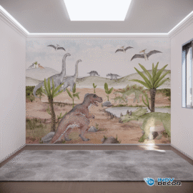 PAPEL DE PAREDE DINOSSAUROS - 012