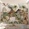 PAPEL DE PAREDE DINOSSAUROS - 028