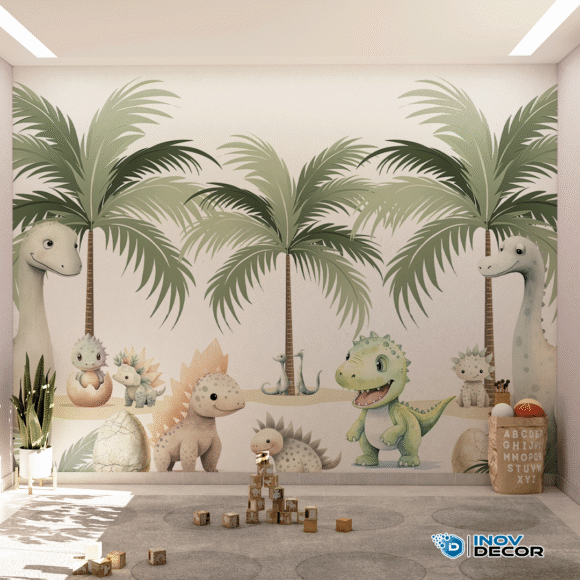 PAPEL DE PAREDE DINOSSAUROS - 029