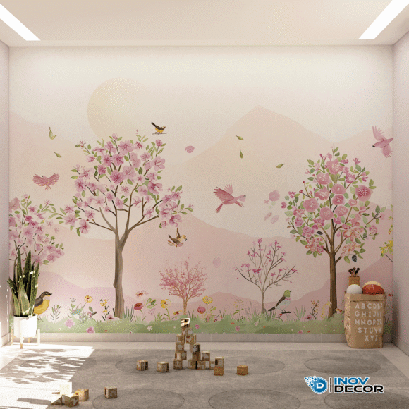 PAPEL DE PAREDE FLORAL – 009