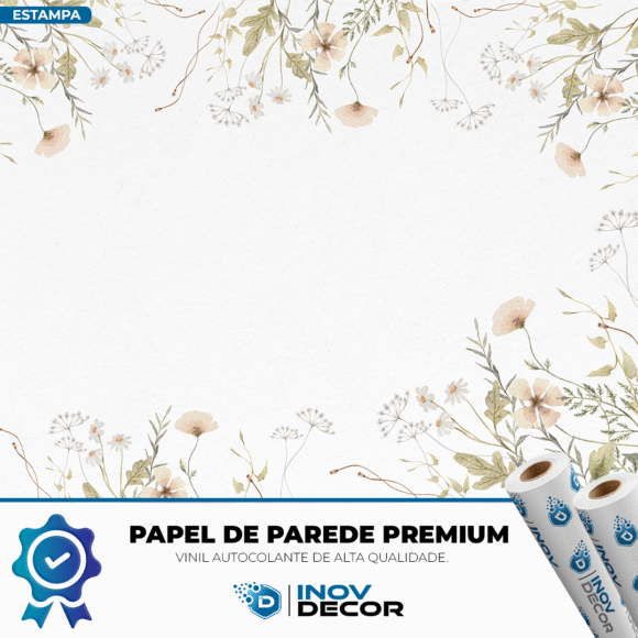 PAPEL DE PAREDE FLORAL – 020 - Imagem 4