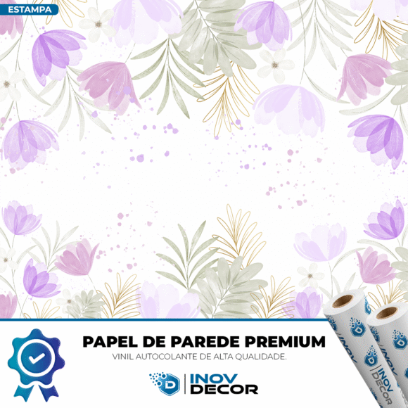 PAPEL DE PAREDE FLORAL - 003 - Imagem 4