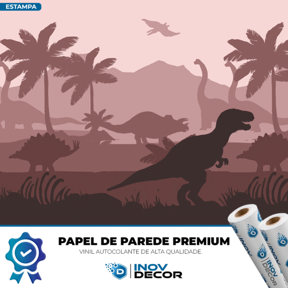 PAPEL DE PAREDE DINOSSAUROS - 003 - Imagem 2