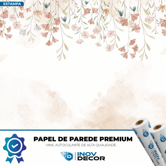 PAPEL DE PAREDE FLORAL - 006 - Imagem 4