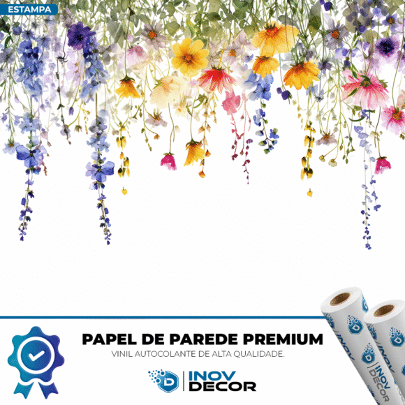 PAPEL DE PAREDE FLORAL – 015 - Imagem 4