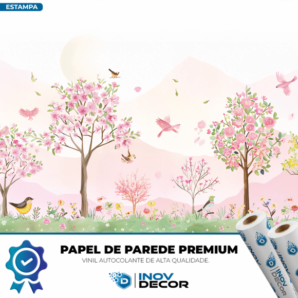 PAPEL DE PAREDE FLORAL – 009 - Imagem 4